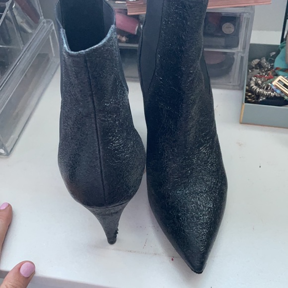 Saint Laurent Glitter Booties - Picture 4 of 5